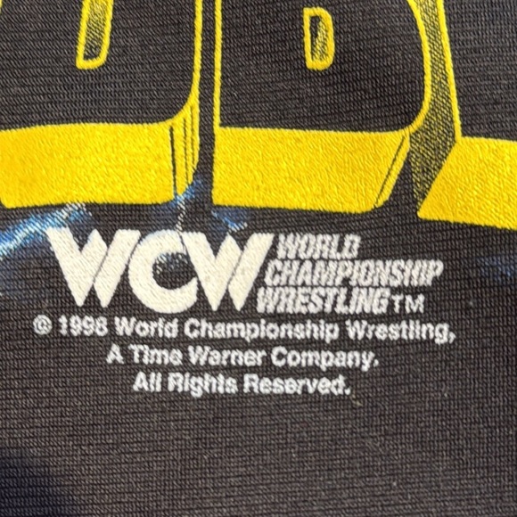 Vintage 1998 WCW Goldberg Rare Wrestling Jersey T Shirt XL - Picture 4 of 7